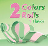 Fashion Double Colors Roller Bubbel Gum Candy