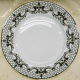 Crown Design&Silver Decoration of Porcelain Dinner Set K6586-Y5