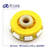 Omnidirectional Robot Wheel Caster Wheel Omniwheel Foot Hl-60b DIY Record Passenger
