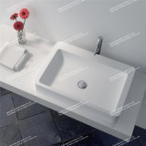 Modern Design Solid Surface Bathroom Mineral Casting Wash Basin/Sink (JZ9025)