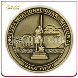 Antique Brass Die Cast Zinc Alloy Custom 3D Souvenir Coin