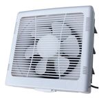 Metal Body+PP Plastic Panel Square Exhaust Fan