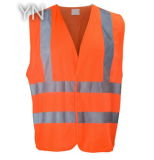 High Visibility Orange Reflective Clothing with Reflective Tape