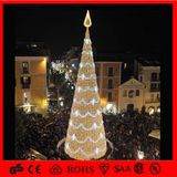 Holiday Decoration Artificial White Feather Outdoor LED Christmas Trees Light