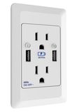 Dual Wall Socket with USB Charging Ports