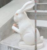 Animal Marble Statue /Rabbit Sculpture for Garden