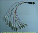 Direct Hardness Cable Assembly to LC Mm Connector 12 Fiber MPO