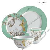 Porcelain Dinner Set Set of 4