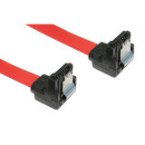 Right Angle 7pin SATA Cable with Locking Clip