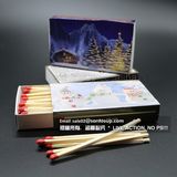 Fancy Cheap Advertising Promotion Hotel Restaurant Book Tube Boxed Candle Matches Safety Matches with Best Quality