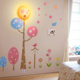 Wall Lamp and Nursery Wall Decals
