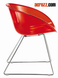 Reproduce Designer Furniture Plastic Acrylic Glissa Dining Chair