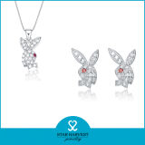 Friendship 925 Sterling Silver Jewelry Set with Customed Design (J-0158)