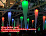 Factory Outlet Fashion Show Stage Decorations Inflatable Tube with LED Lights
