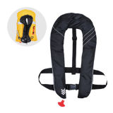 150n Hl709 Black Inflatable Life Jacket