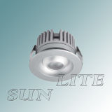 1W 1.5W 2W Single Light-Kit Recessed Round Gimbal LED Cabinet Light (CE, RoHS)