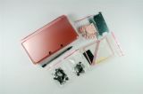Full Housing Shell Case with Buttons and Screws Repair Part for Nintendo 3ds Console Pink