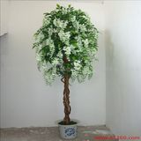 Delicate Artificial Tofu Pudding Bonsai Tree for Decor Indoor