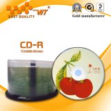 Blank CD-R Disc/52x/700MB/80min/Sliver/Only in Guangzhou (AS TECH)
