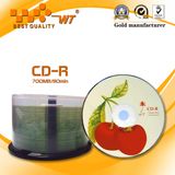 Blank CD-R Disc/52x/700MB/80min/Sliver/Only in Guangzhou (AS TECH)