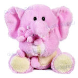 Plush Toy Elephant Mother and Son for Baby (GT-006551)