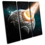 Outer Space Canvas Painting Wall Art Modern Home Decoration