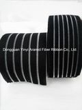 50mm-80mm Silver Black Elastic Webbing