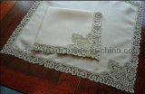 Luxurious Linen Table Napkin with Lace (TN--002)