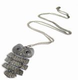 Antique Owl Pendant Fashion Jewelry Necklace (HNK-10546)