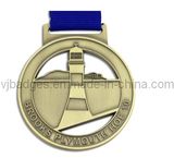 Stamping Antique Bronze Medal