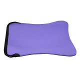 Purple Neoprene Laptop Zipper Bag (FRT01-302)