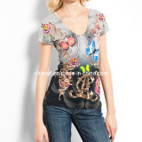 Women Fashion Designed Polo T-Shirt (CHNL-TSH010)