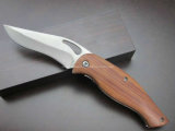 Wood Handle Folding Knife (SE-047)