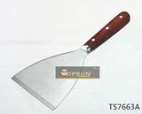 Three Types Varnished Wooden Handle Putty Knives