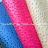 Ostrich PU Leather for Duffels Hw-863