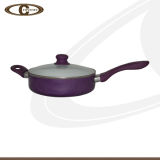 Purple Ceramic Straight Frying Pan