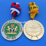 Custom Souvenir Medals with Ribbon, Sport Medals and Trophys with Personalized Logo Wholesale