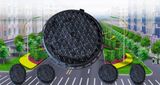 Round Frame Ductile Iron Manhole Cover with B125