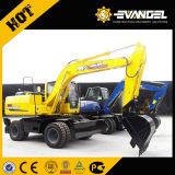 0.45m3 Excavator Bucket Capacity Yugong Brand 12.6t Wheel Excavator WYL135