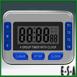 Multi Channel Digital Countdown Timer Clock, Wholesale 4 Channel Timer or 4 Groups Timer G20b168