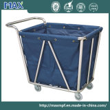 Metal Hotel Cleaning Service Laundry Linen Maid Trolley