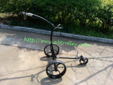 Black Stainless Steel Electric Golf Trolley