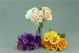 Artificial Flower Bunches Artificial Rose Bunch with Hydrangea