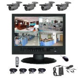 Factary Price 4CH H. 264 CCTV Surveillance Kit Camera System