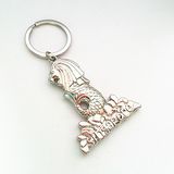 Singapore Souvenir Gift Metal Key Chain with Keyring (F1111)