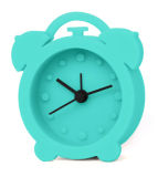 Kids Bedroom Round Colorful Promotional Silicone Desktop Alarm Clock