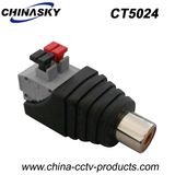 Screwless Terminals CCTV RCA Female Connector (CT5064)