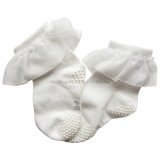 Baby Cotton Socks with Lace in The Welt Bs-116