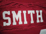 Red Niners Smith Football Jersey Justin and Aldon