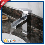 Contemporary Solid Brass Waterfall Basin Faucet (HC16312)